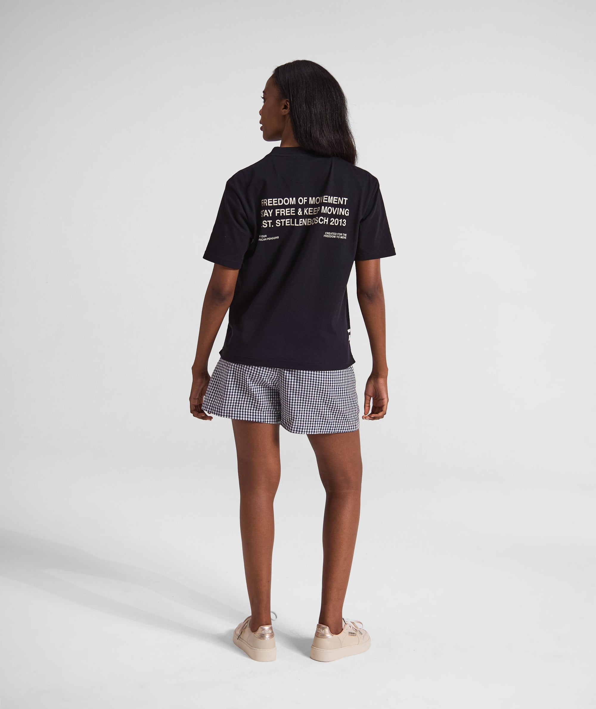 FOM x SANCCOB Ladies Pengpong Graphic Tee - Black