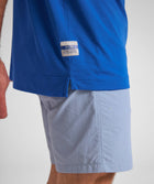 Mens Shy Shark Graphic Tee - Cobalt