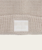 Waffle Knit Beanie - Vintage White