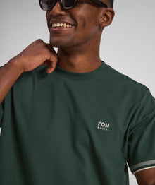 FOM x Kolisi Pique Tee - Dark Forest