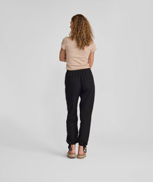 Ladies 1x1 Soft Rib Tee - X Stone Stripe