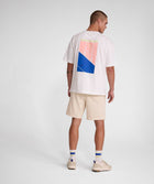 Mens Cotton Twill Shorts - Ecru