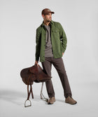 Mens Lyocell Blend Shirt - Forest