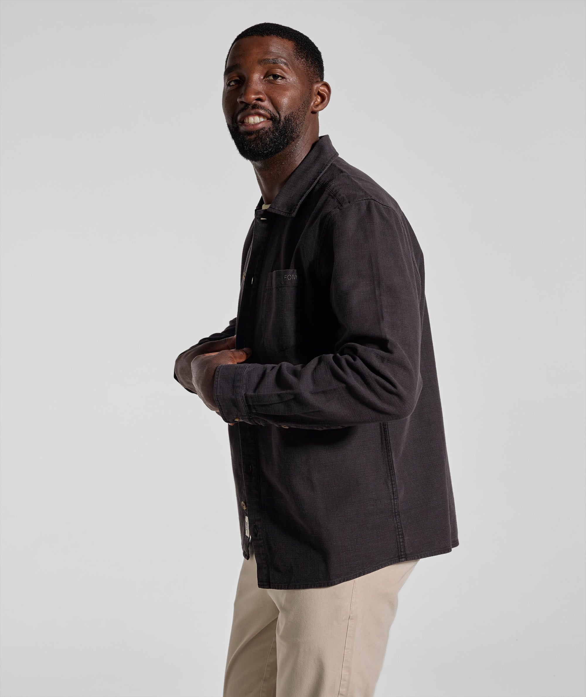 Mens Organic Cotton Shirt - Black
