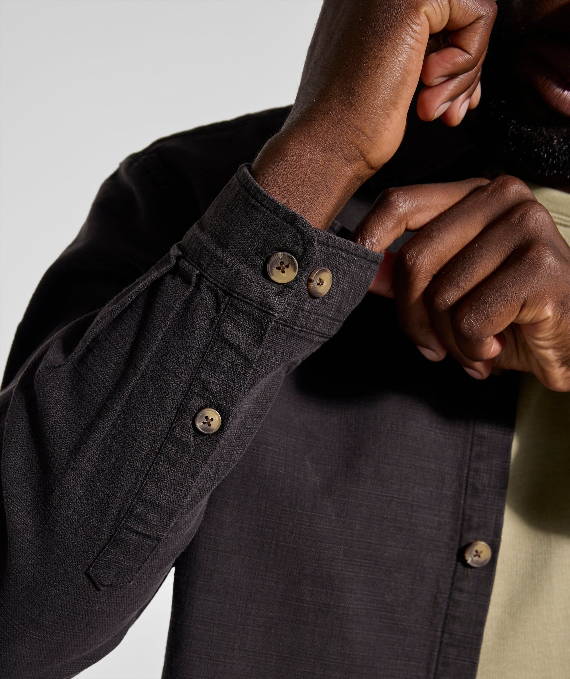 Mens Organic Cotton Shirt - Black
