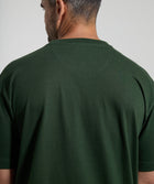 Mens Peaks Patch Tee - Mountain Green