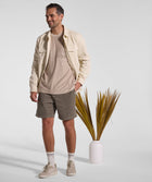 Mens Denim Jacket - Ecru