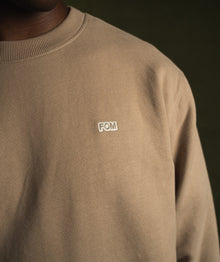 Mens Crew Neck Sweat - Putty